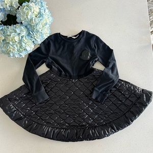 Moncler Girls Down Dress Black 6
